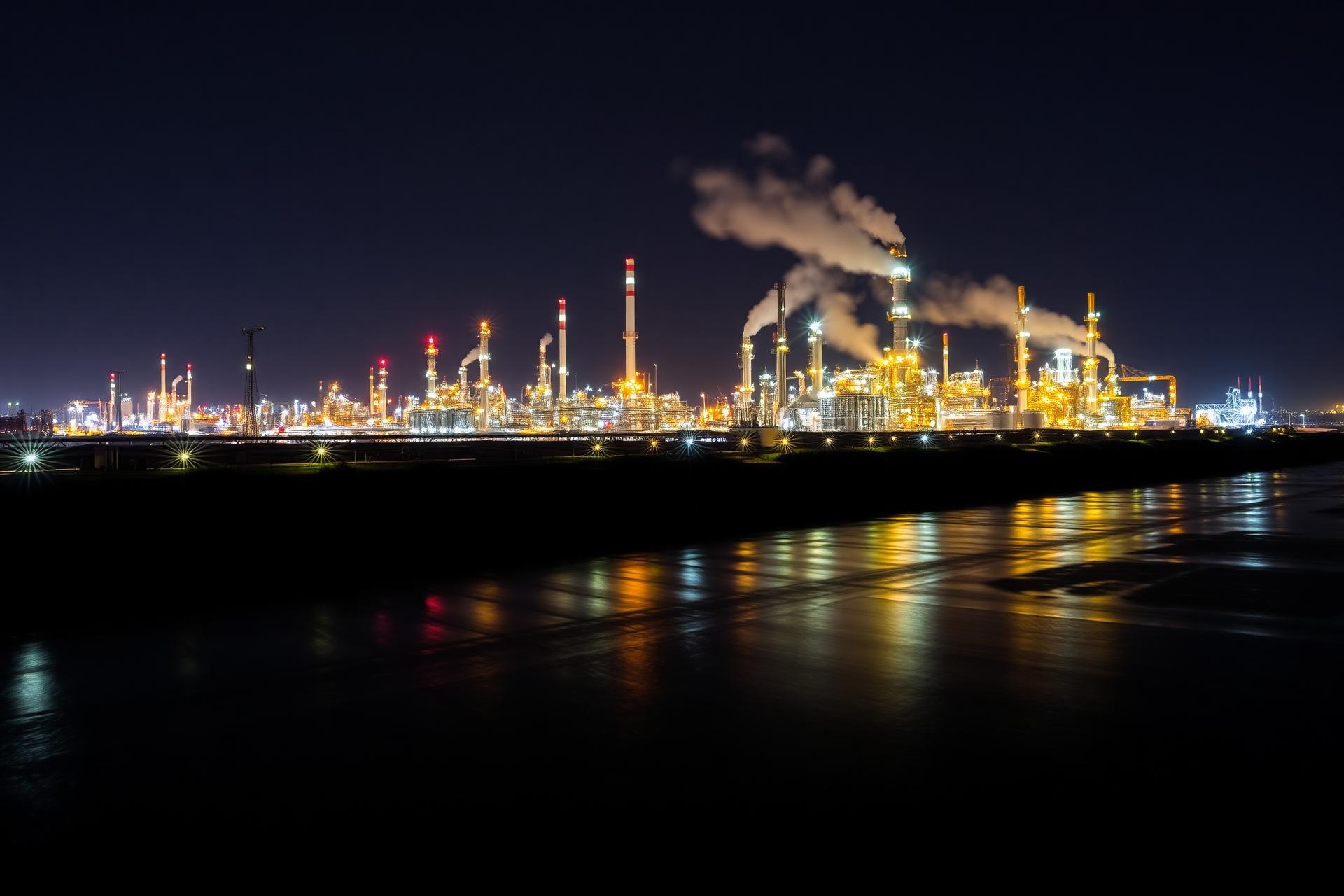 Petrochemical plant works